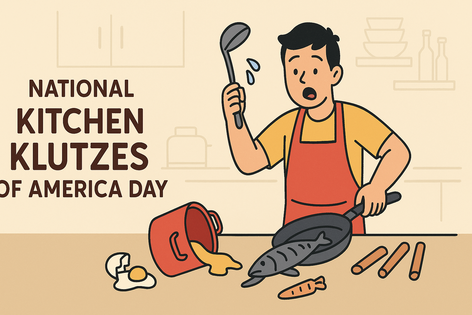 National Kitchen Klutzes of America Day