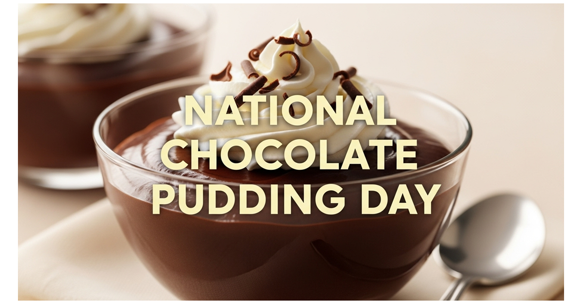 National Chocolate Pudding Day