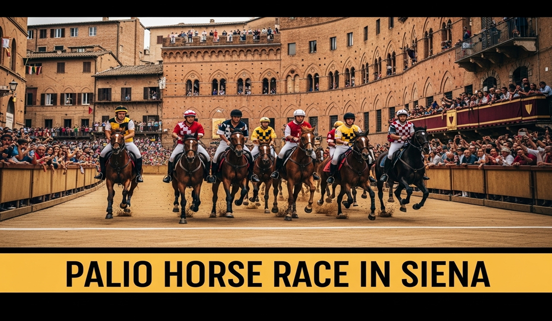 Palio Horse Race in Siena