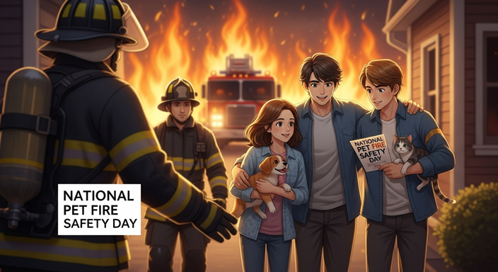 National Pet Fire Safety Day