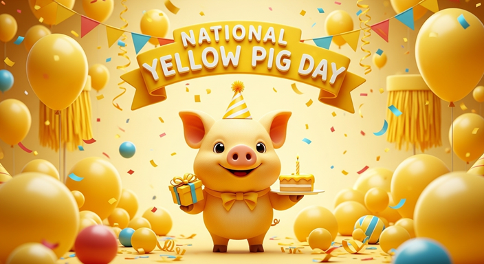 National Yellow Pig Day