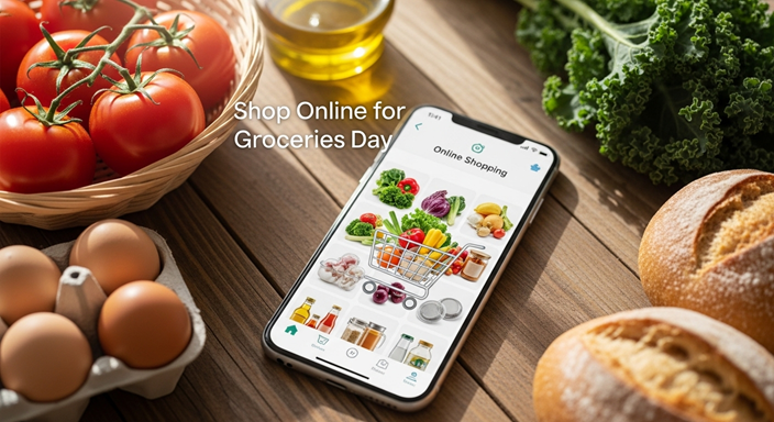Shop Online for Groceries Day