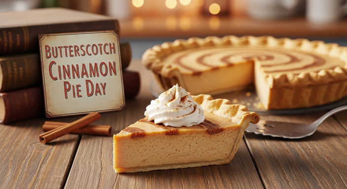 Butterscotch Cinnamon Pie Day