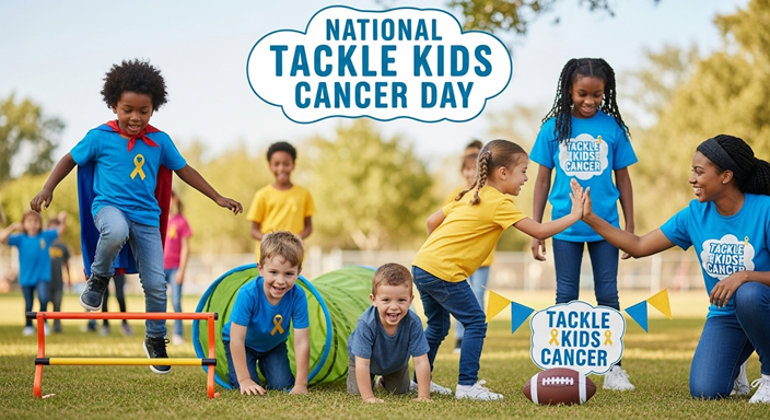 National Tackle Kids Cancer Day