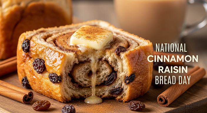 National Cinnamon Raisin Bread Day