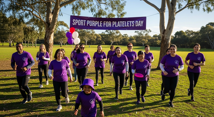 Sport Purple for Platelets Day 2025: A Powerful Movement of Hope