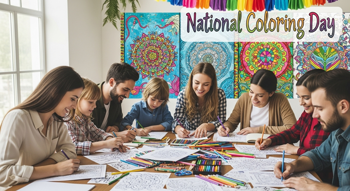 National Coloring Day