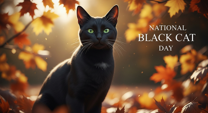 National Black Cat Day 2025 – Celebrate the Majestic Shadow Feline!
