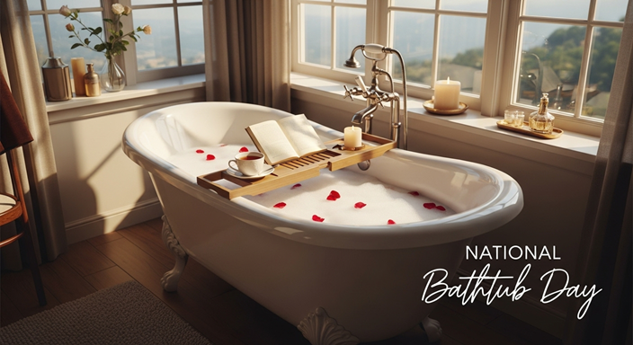 🛁 National Bathtub Day 2025: Dive Into Relaxation Bliss!
