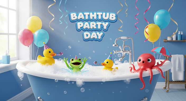 Bathtub Party Day 2025 - Splash Into Fun