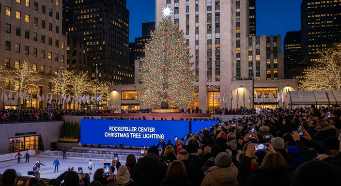 Rockefeller Centre Christmas Tree Lighting 2025 – A Magical Celebration