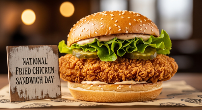 National Fried Chicken Sandwich Day 2025 – An Irresistible Crispy Celebration!