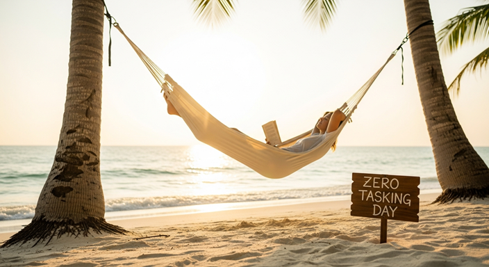Zero Tasking Day 2025: Embrace Peace - The Gift of Doing Nothing