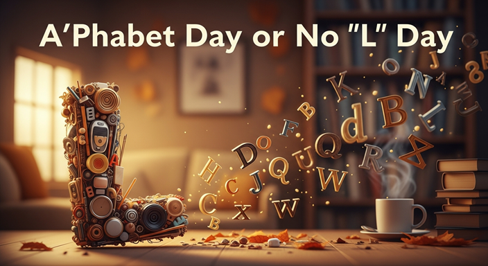 A’Phabet Day or No “L” Day 2025 – A Fun, Quirky Tribute to Playful Learning