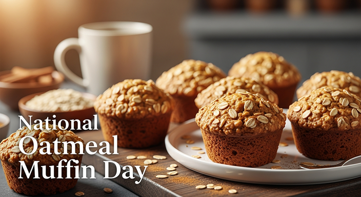 National Oatmeal Muffin Day 2025 — A Delicious Celebration of Wholesome Treats