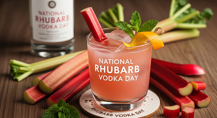 National Rhubarb Vodka Day 2025 - A Powerful Celebration of Flavour