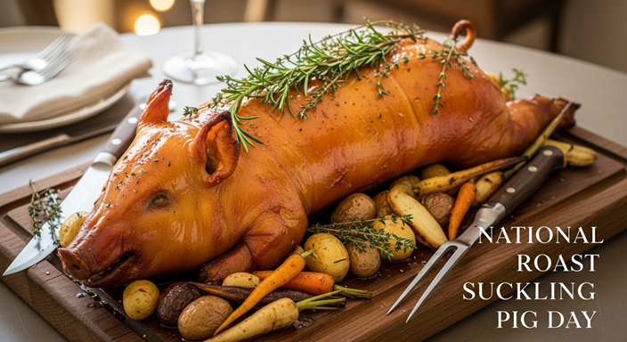 National Roast Suckling Pig Day 2025 - A Delicious Feast of Tradition
