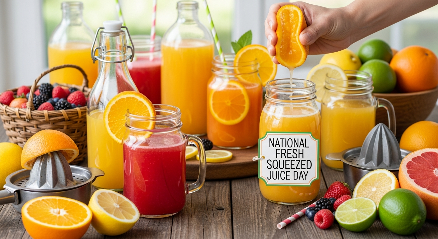 National Fresh Squeezed Juice Day 2026 - Pure Vitality