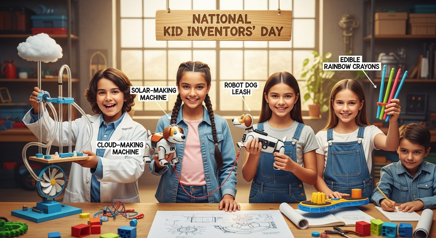 National Kid Inventors Day 2026 - Genius Power