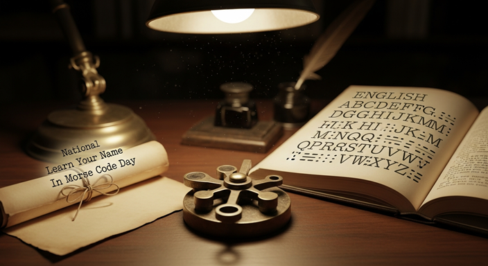 National Learn Your Name In Morse Code Day 2026: Master Your Identity