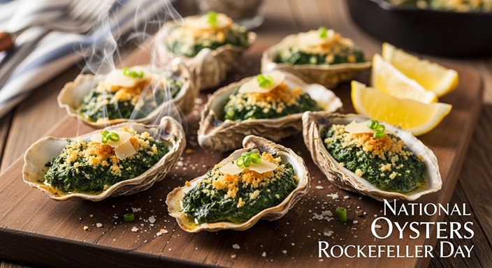 National Oysters Rockefeller Day 2026 — Rich Indulgence!