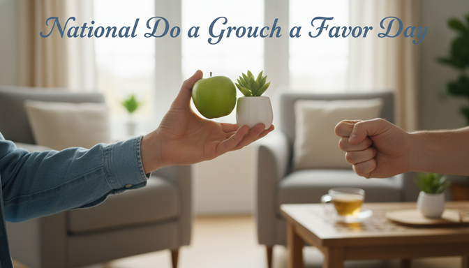 National Do a Grouch a Favour Day 2026 - Kindness Wins