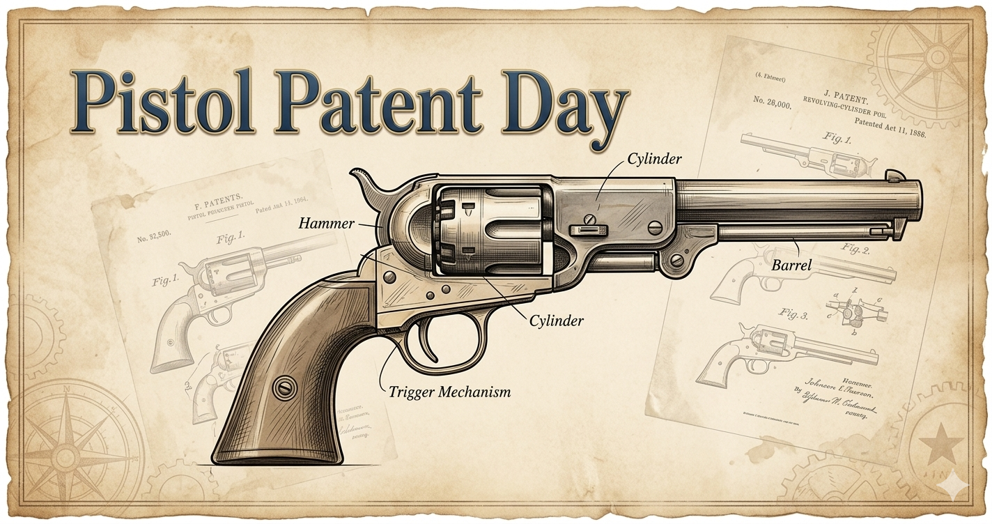 Pistol Patent Day 2026 - The Powerful Invention That Changed History