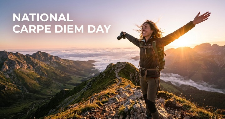 National Carpe Diem Day 2026 - Powerful Live Now