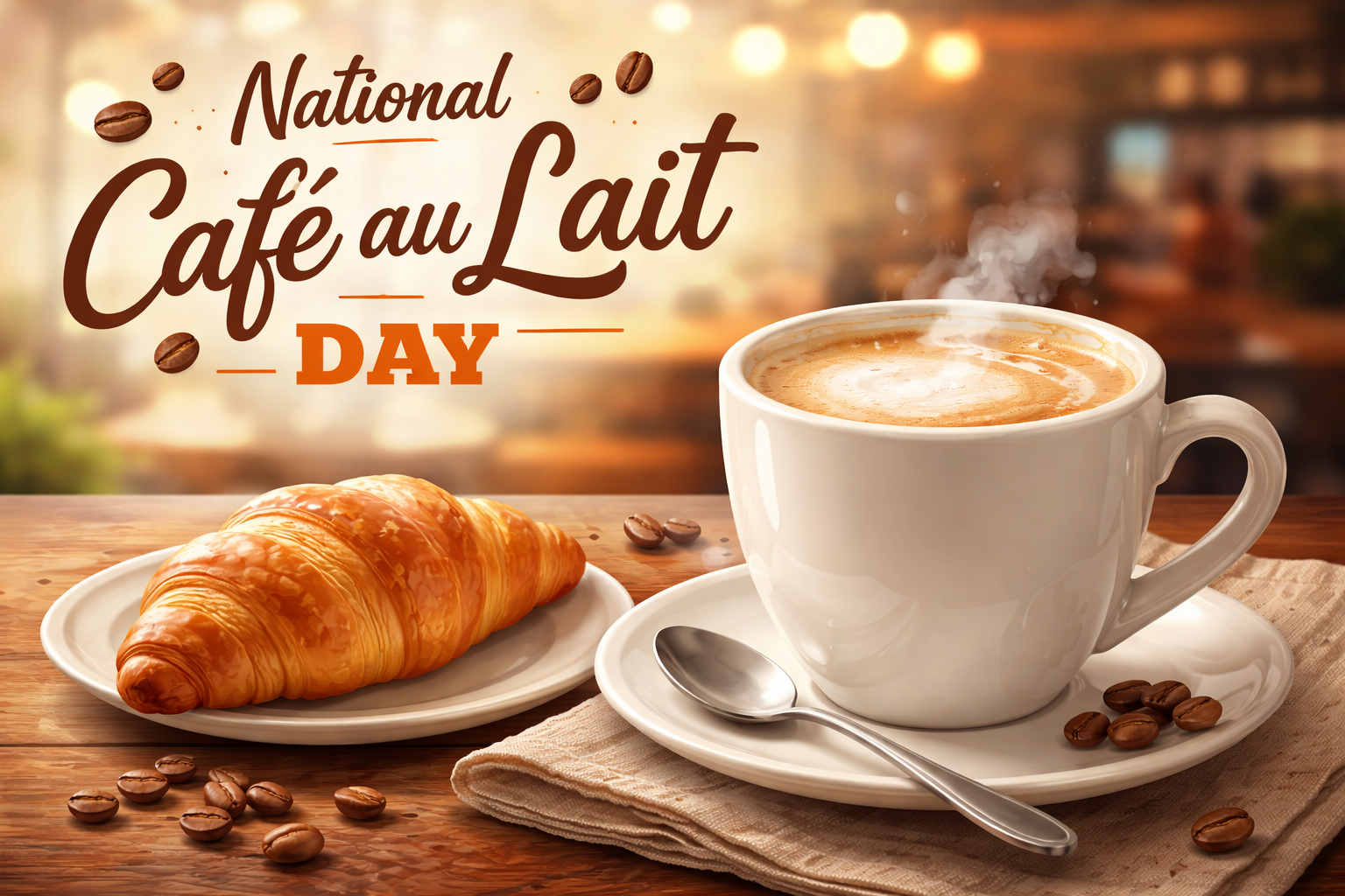 National Cafe au Lait Day