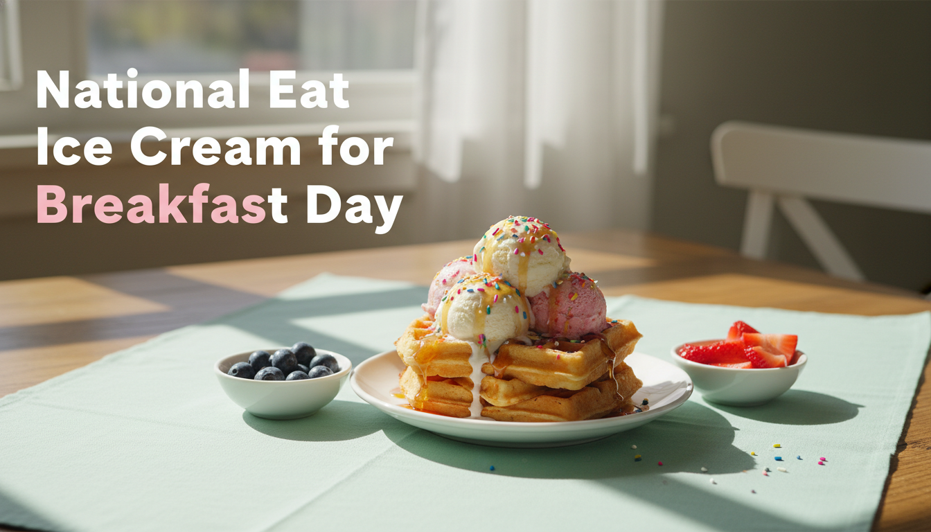 National Eat Ice Cream for Breakfast Day – 2026 Powerfully Fun Morning Treat