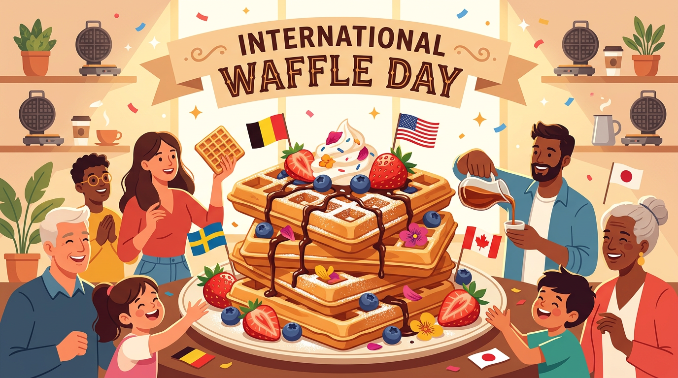 International Waffle Day 2026 – Delicious Joy Unleashed