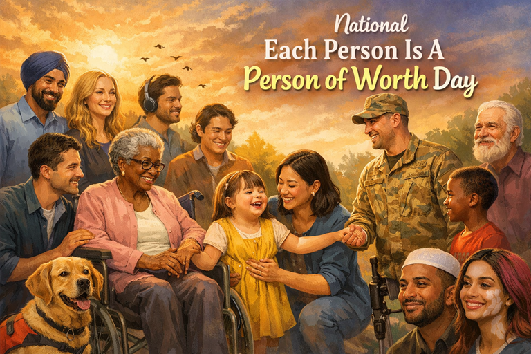 National Each Person Is A Person of Worth Day 2026 – Inspiring Value