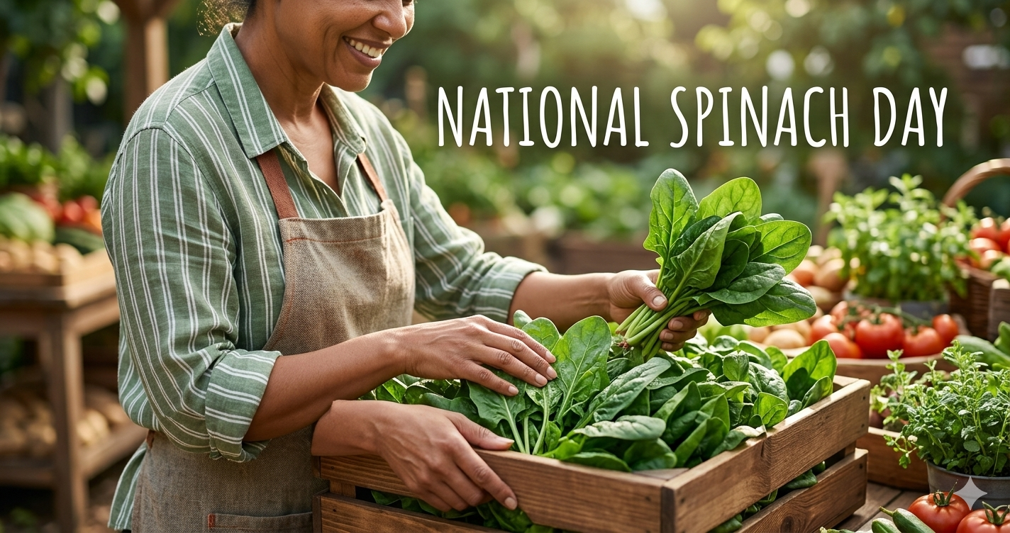 National Spinach Day 2026 – Powerful Health Boost