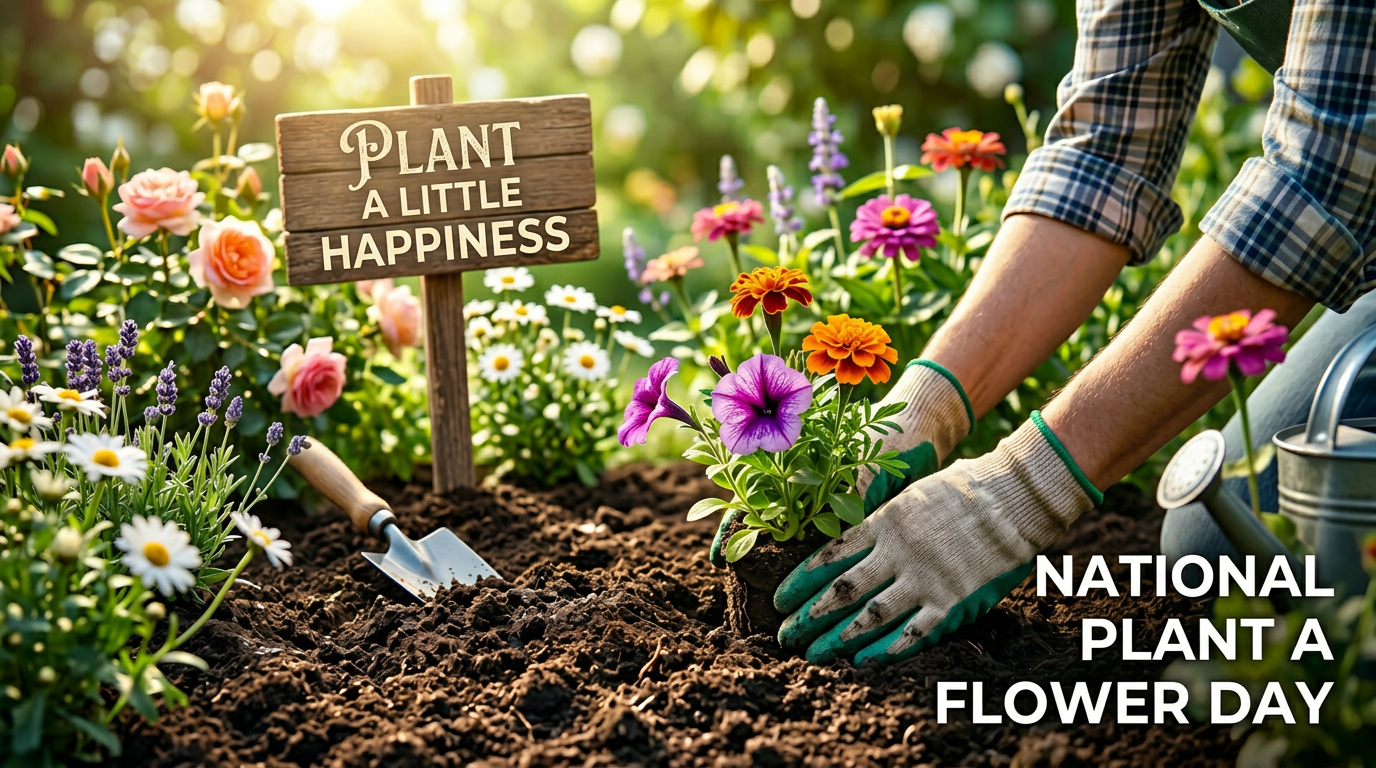 National Plant a Flower Day 2026 - Powerful Joy